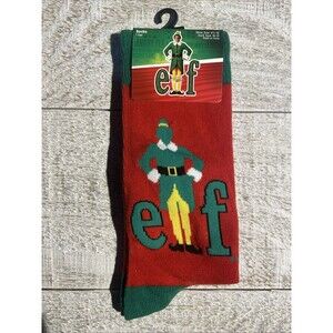 New ELF Graphics Crew Length Socks Novelty Adult 6-1/2-12 New #D105
